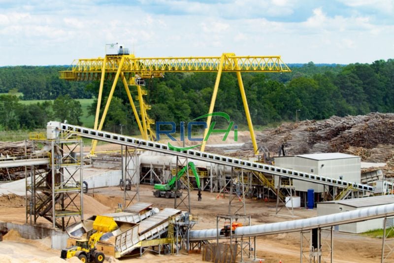 wood pellet manufacturing plant