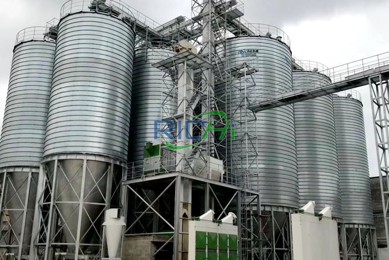 1-30MT automatic poultry pellet feed plant in Asia