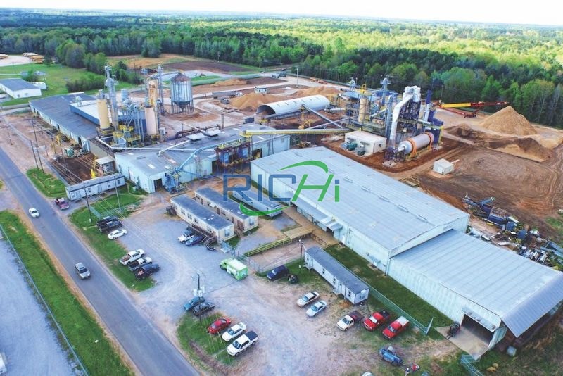 Большой завод по производству древесных гранул в Бразилии
