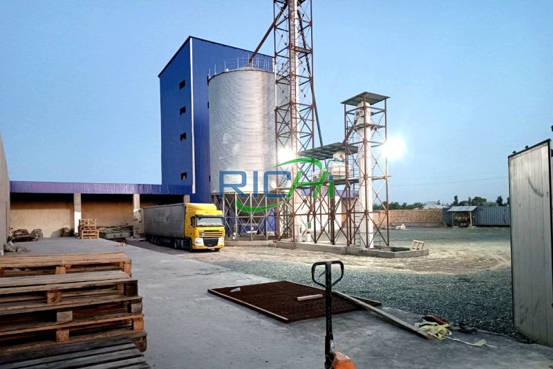 1-60MT feed production line with small production capacity in Africa