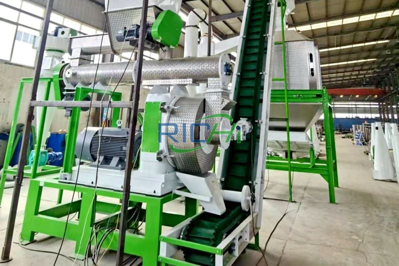 10-50MT feed pellet producing line in Asia