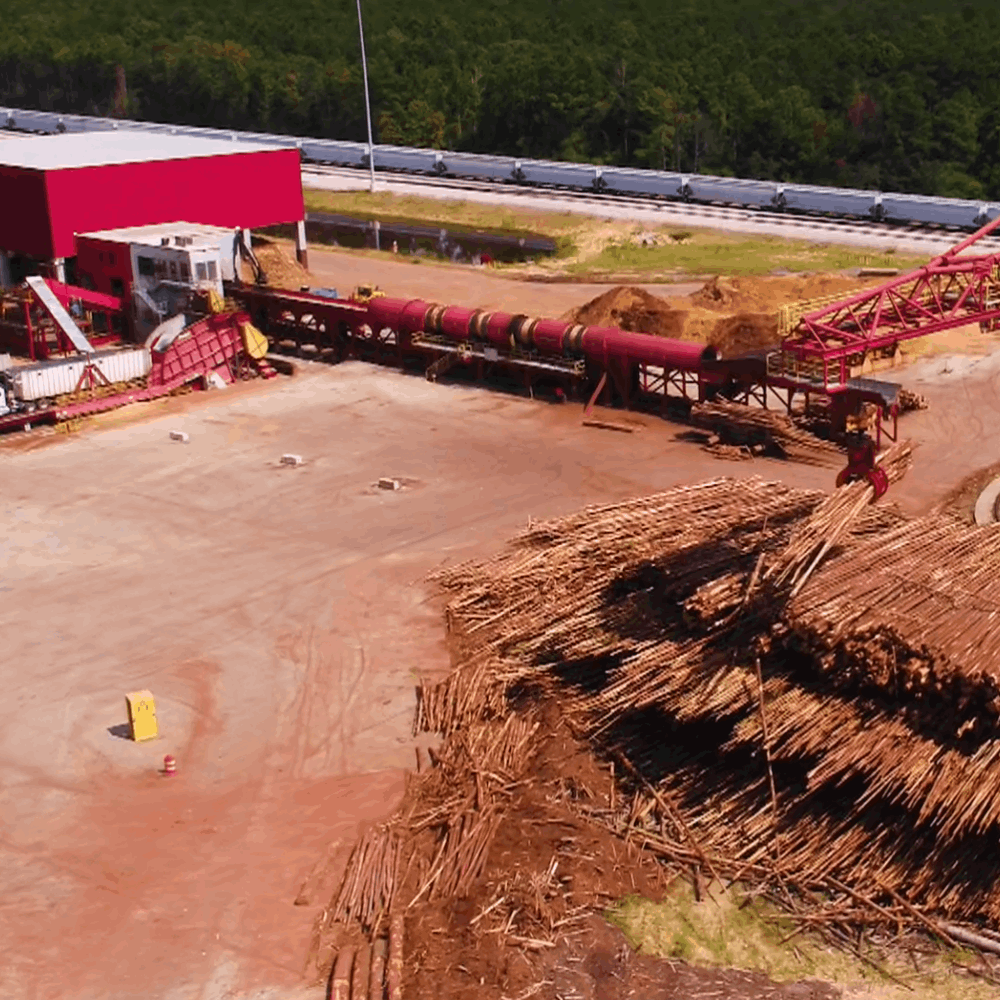 Завод по производству гранул для бамбука и древесины мощностью 25 тонн
