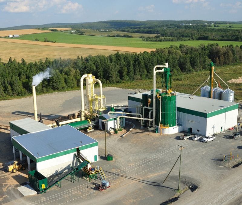 Завод по производству пеллет из биомассы производительностью 1-2 т/ч