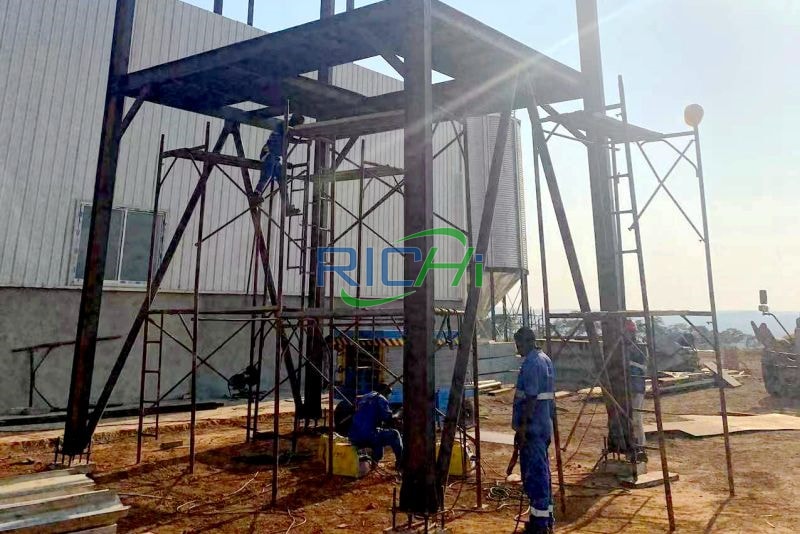 30-40MT Goat feed production line in Africa