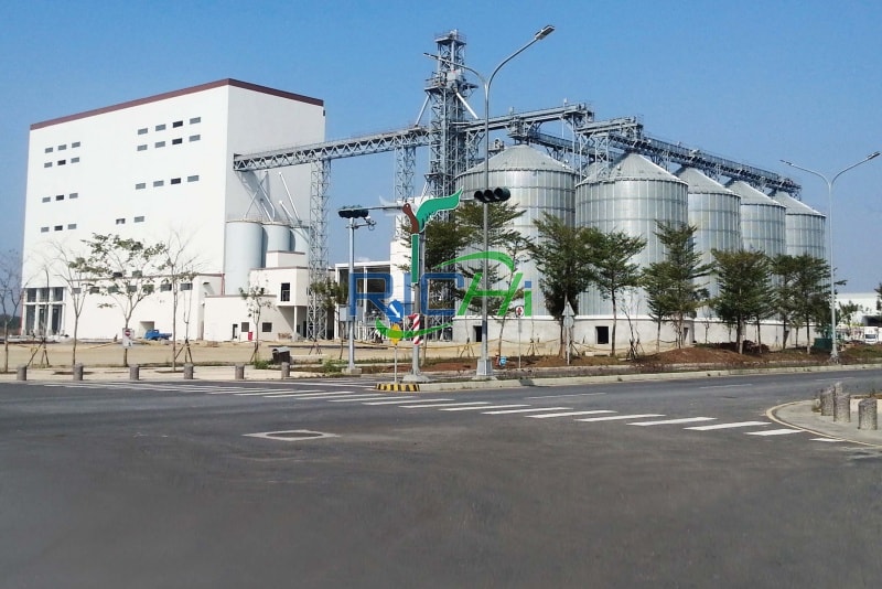 50T/H cattle feed mill plant in russia