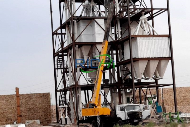 5T/H compound feed mill In Peru