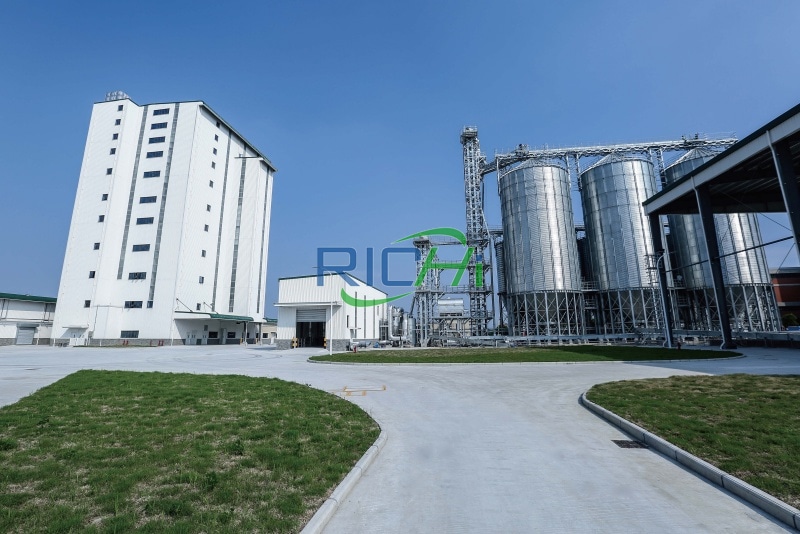 5-10MT farm animal feed pelletizing line plant in Africa