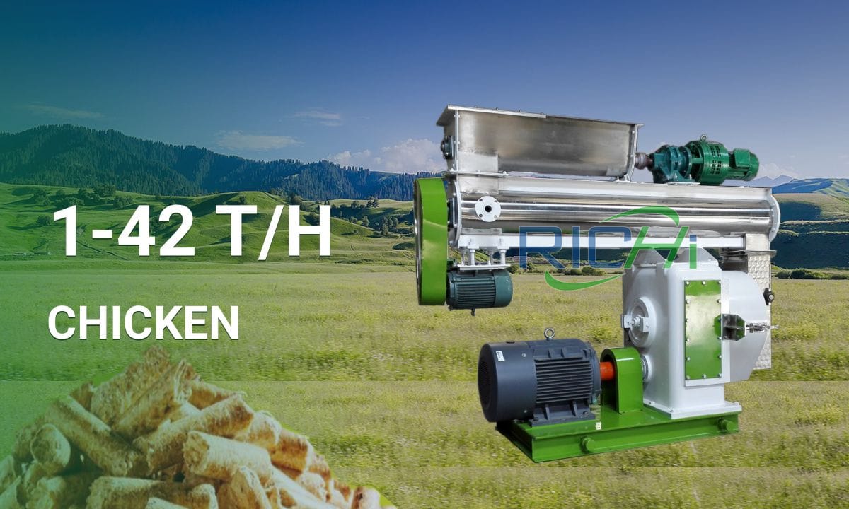 factory offer 1-42tph chicken feed pellet machine for sale