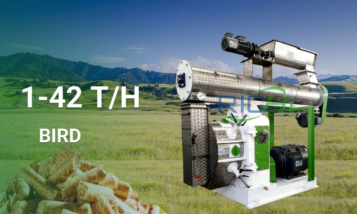 factory supply 1-42tph bird feed machine manufacturer