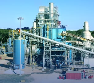 wood pellet plant construction