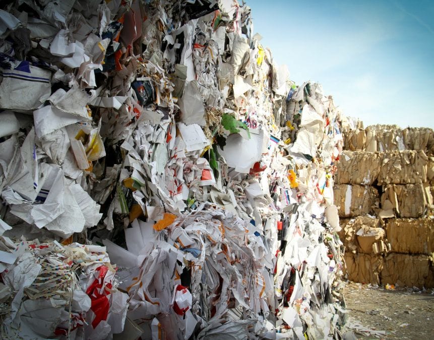 turning paper waste into pellets