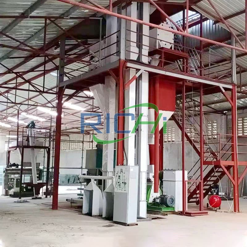 3-4tph livestock feed mill equipment