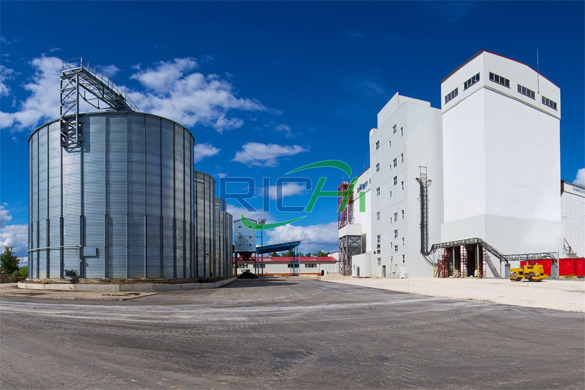 6-8 t/h compound feed mill for pig feed
