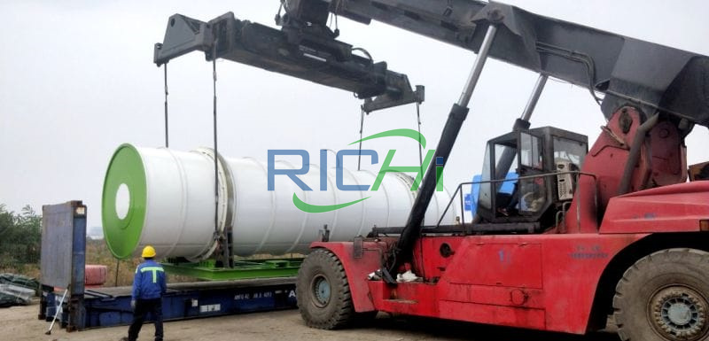 biomass rotary dryer delivery