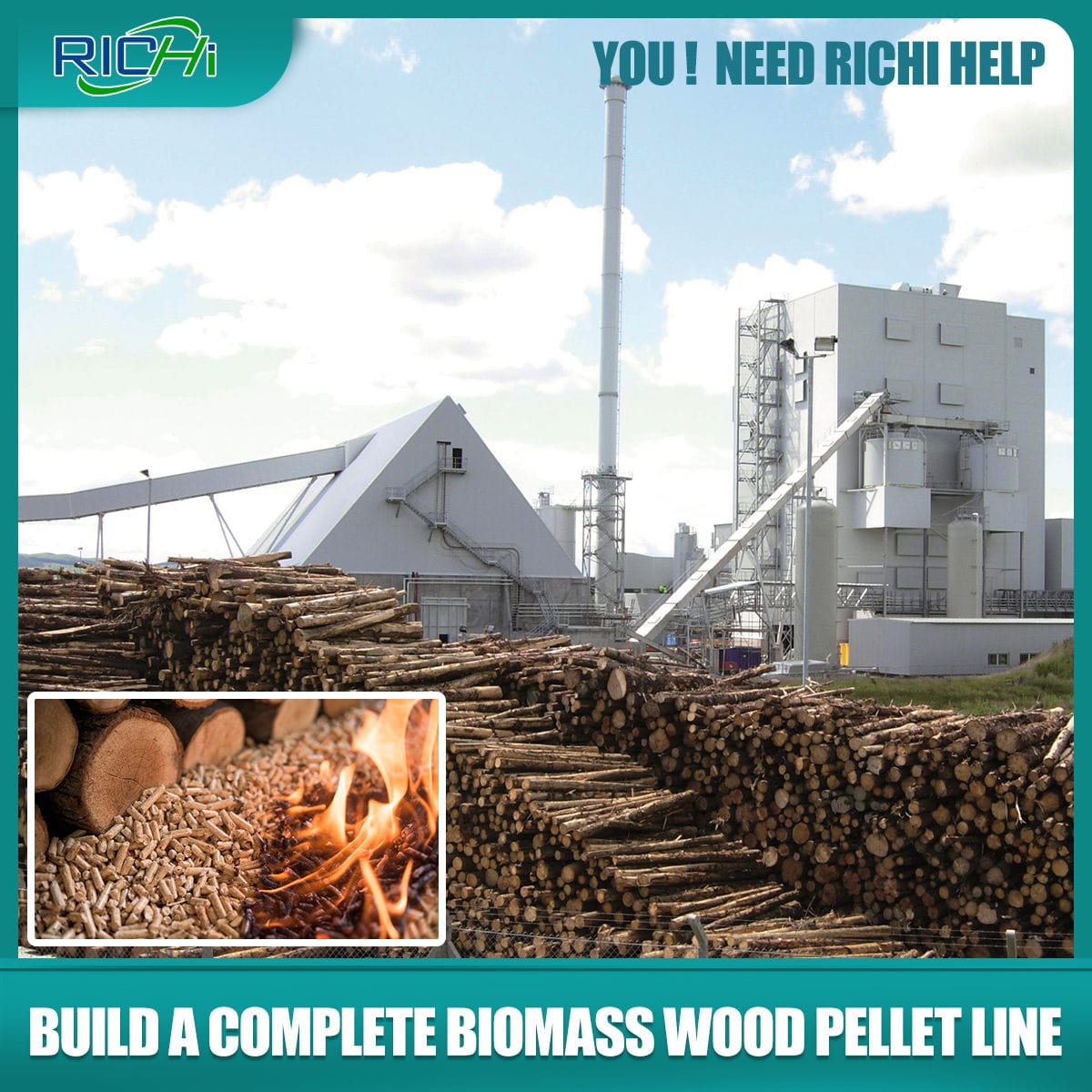 how much is wood pellet production line
