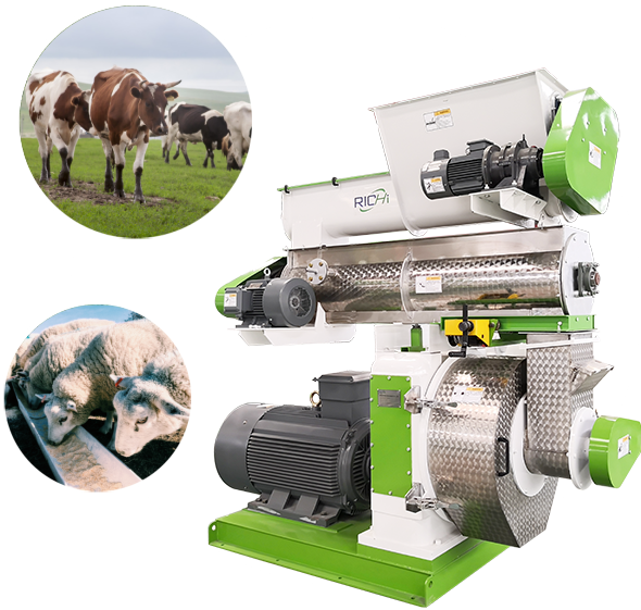 livestock feed mill use pellet machine