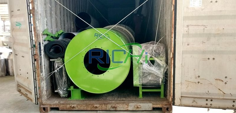 rotary dryer machine delivery
