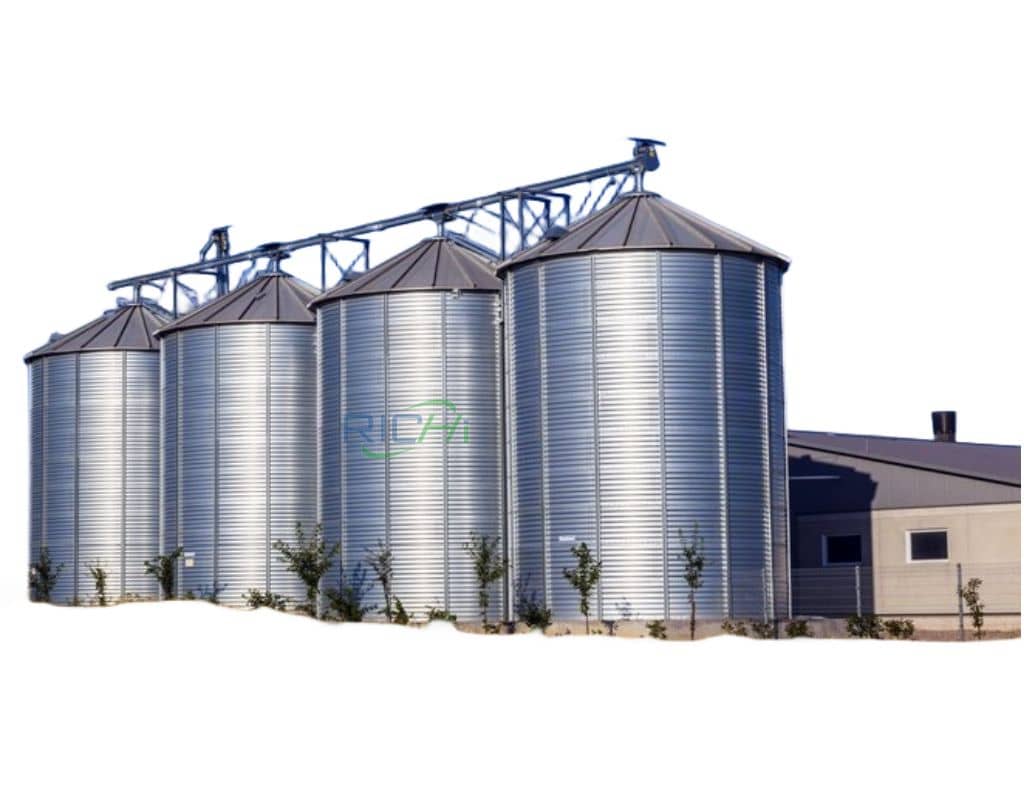storage silos for poultry feed mill