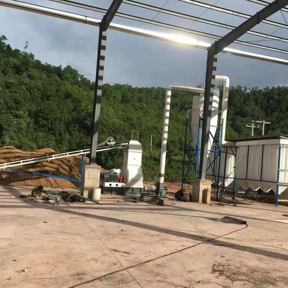 1 ton straw pellet production line project in Australia