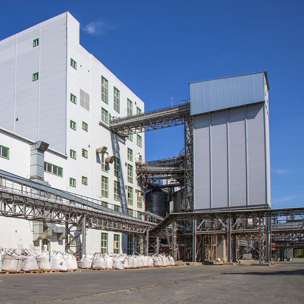 50-55T/H commercial feed mill in Brazil
