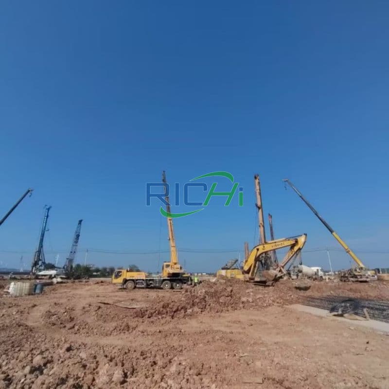 Chile 100,000-ton poultry feed production line and 40,000-ton premixed feed production project officially started