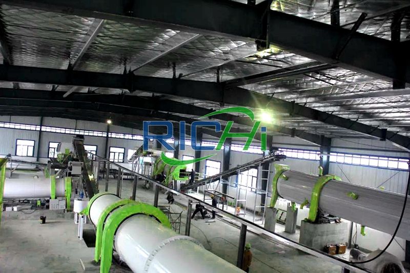 5-6 tons organic fertilizer production line