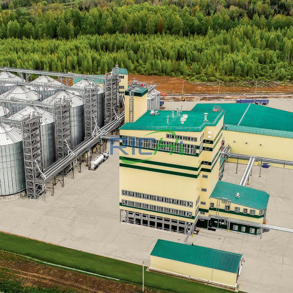 45 t/h project report for poultry feed plant in Russia