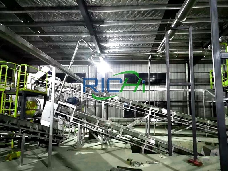 7.5 tons organic fertilizer production line