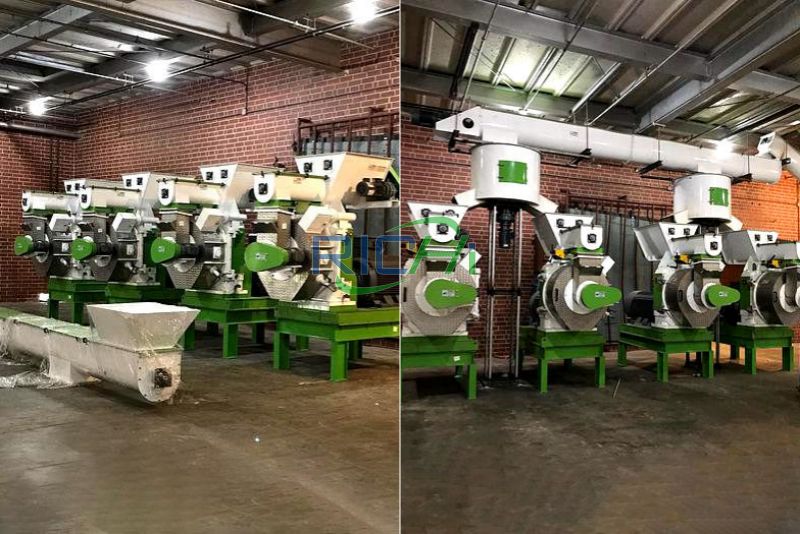 wood pellet making line In United States