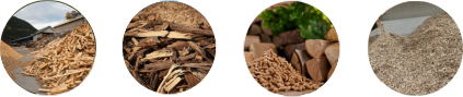 raw material for wood pellet factory