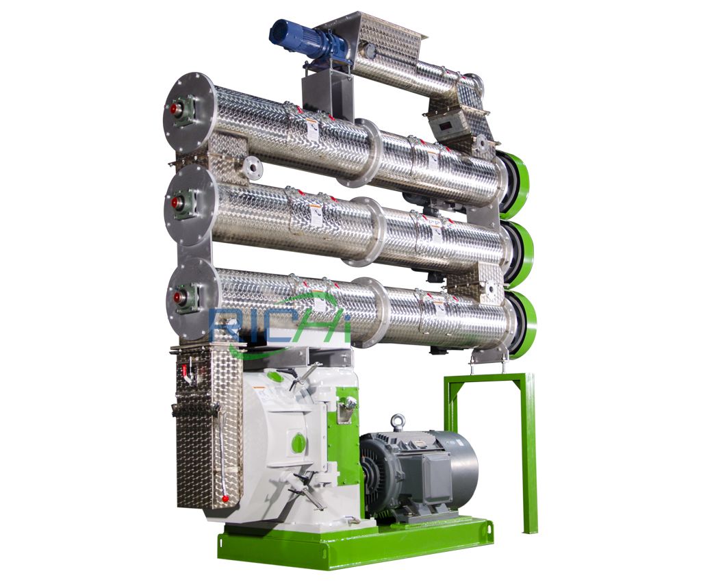 Fish feed pellet machine (ring die type)