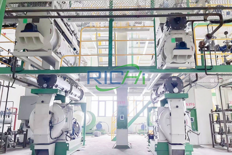 30-35 T/H cattle feed manufacturing machine price in russia