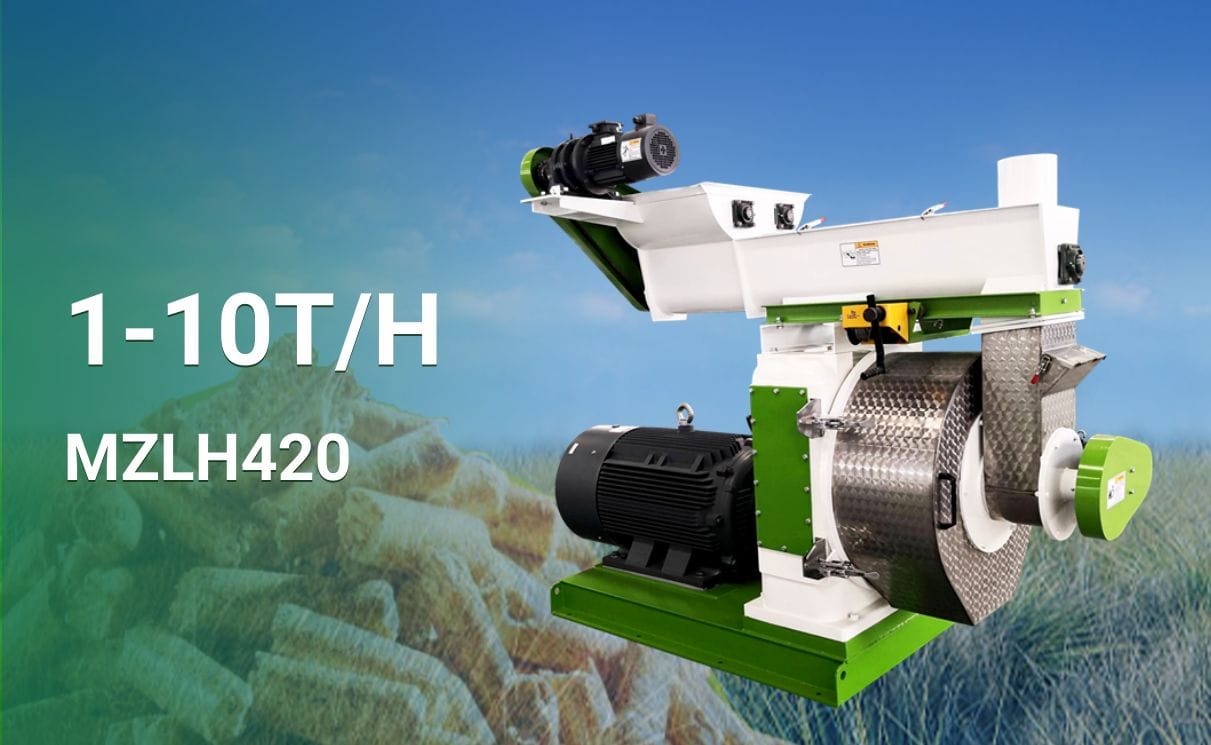 MZLH420 biomass granulator price