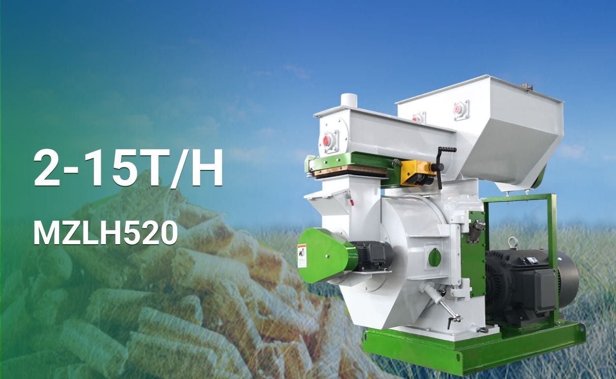 MZLH520 biomass fuel pellet machine price