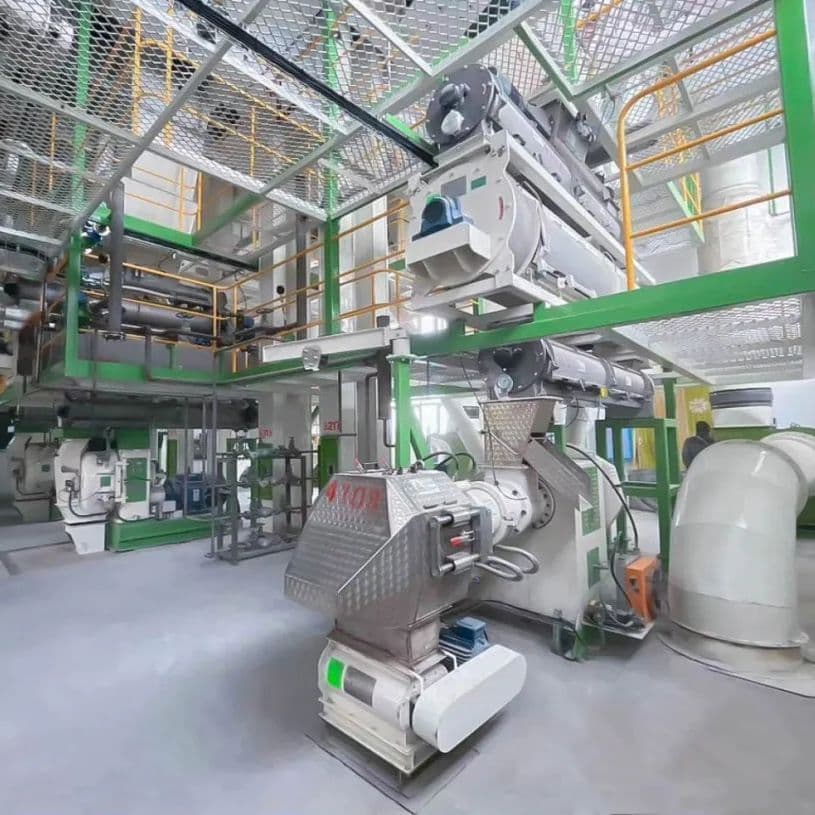 Uzbekistan aquatic puffed feed production line was successfully put into operation