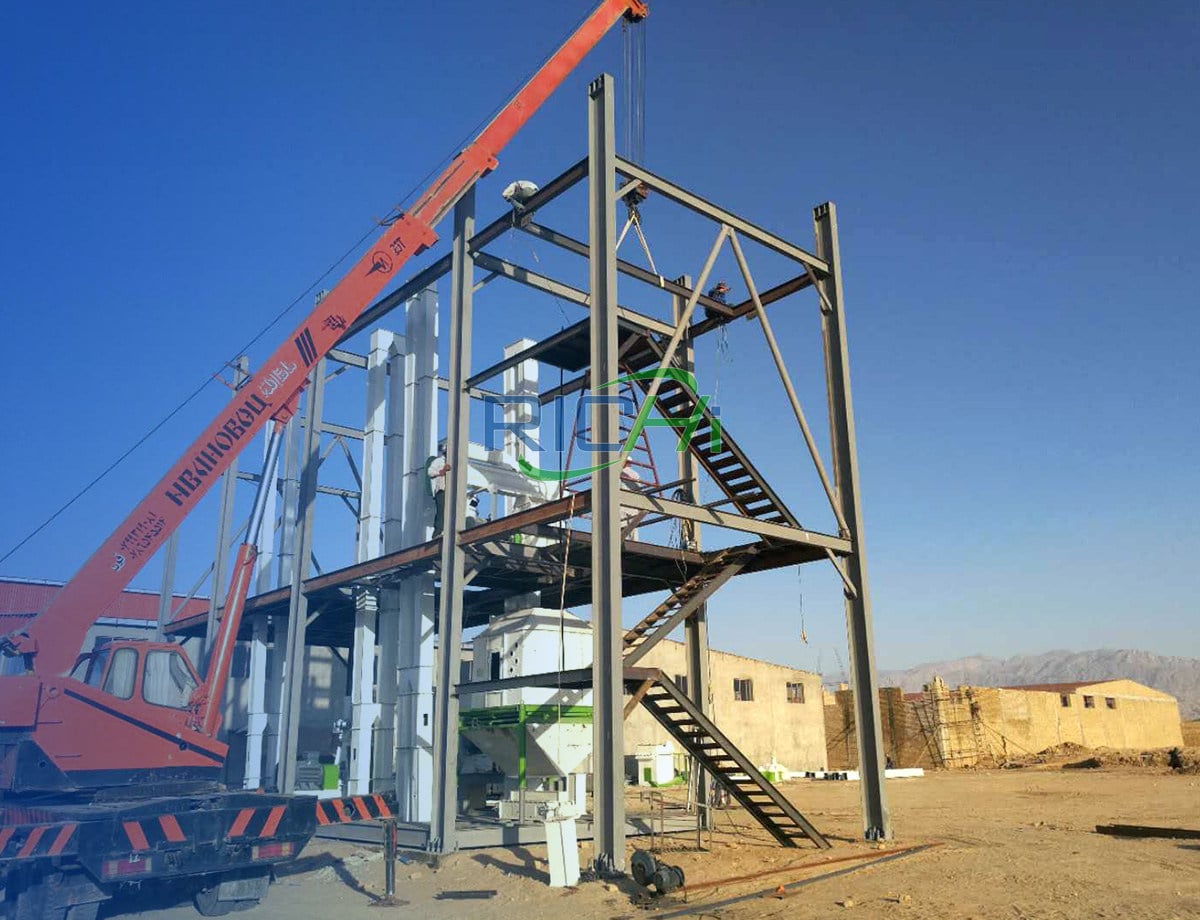 animal feed making machine in Iraq