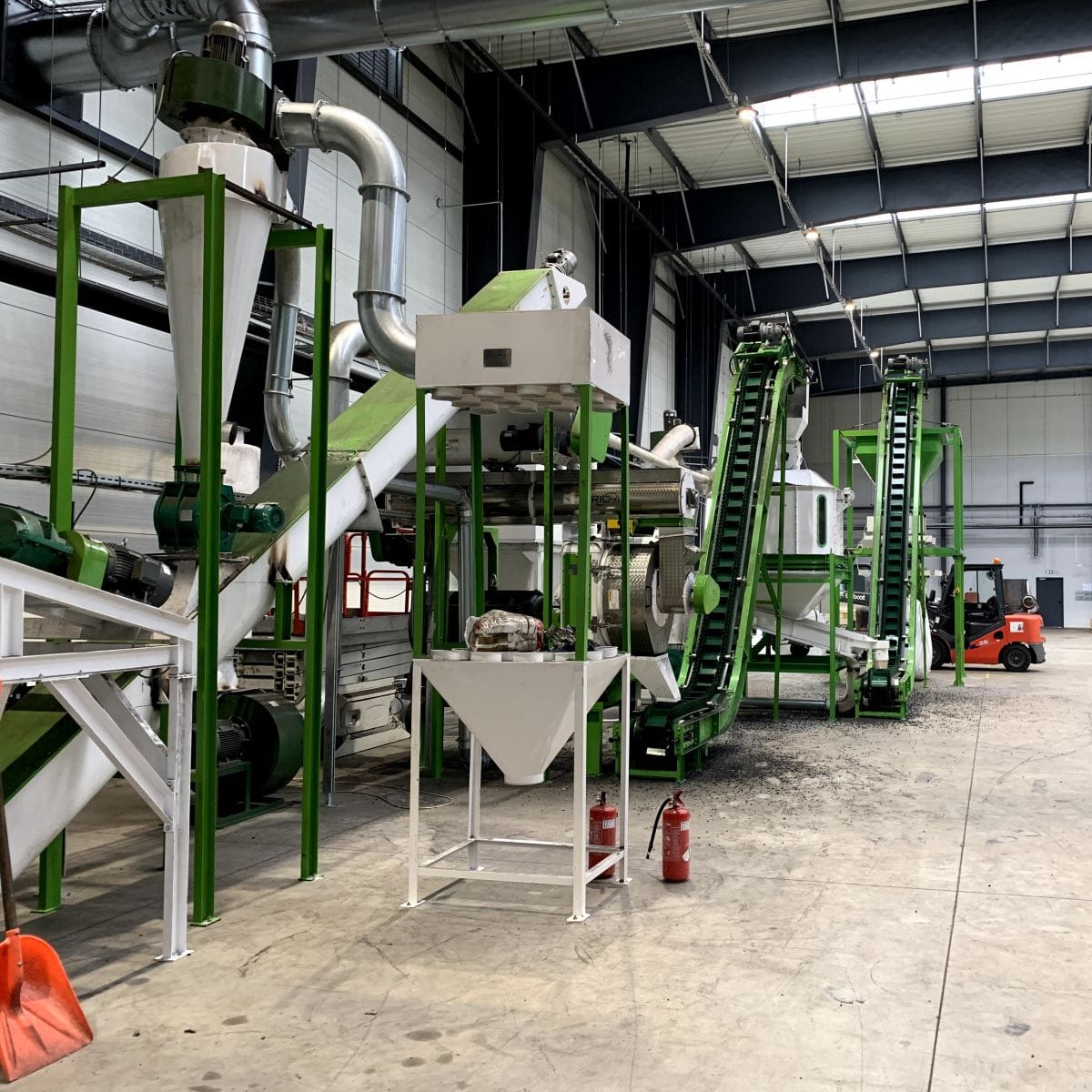 Brazil 10tph biomass fuel pellet production line project