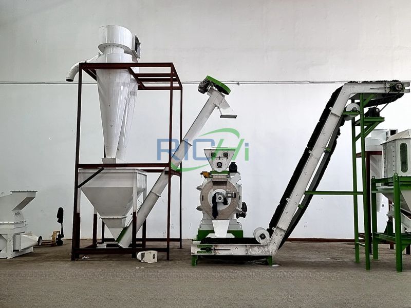 600-700KG/H straw pellet plant Thailand