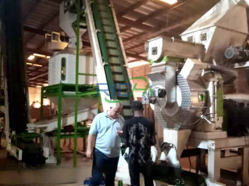 2-3 t/h straw pellet production line in turkey