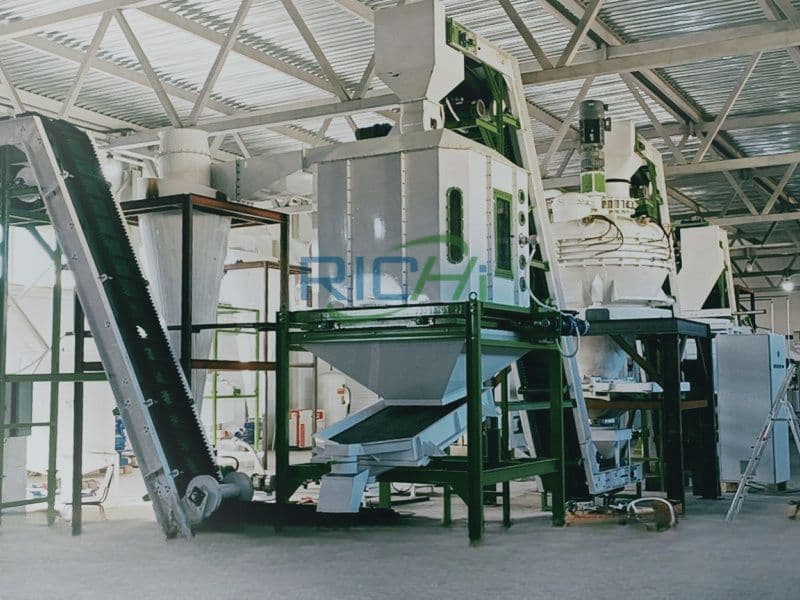 2-3 T/H Starch cat litter pellet production line in Belarus