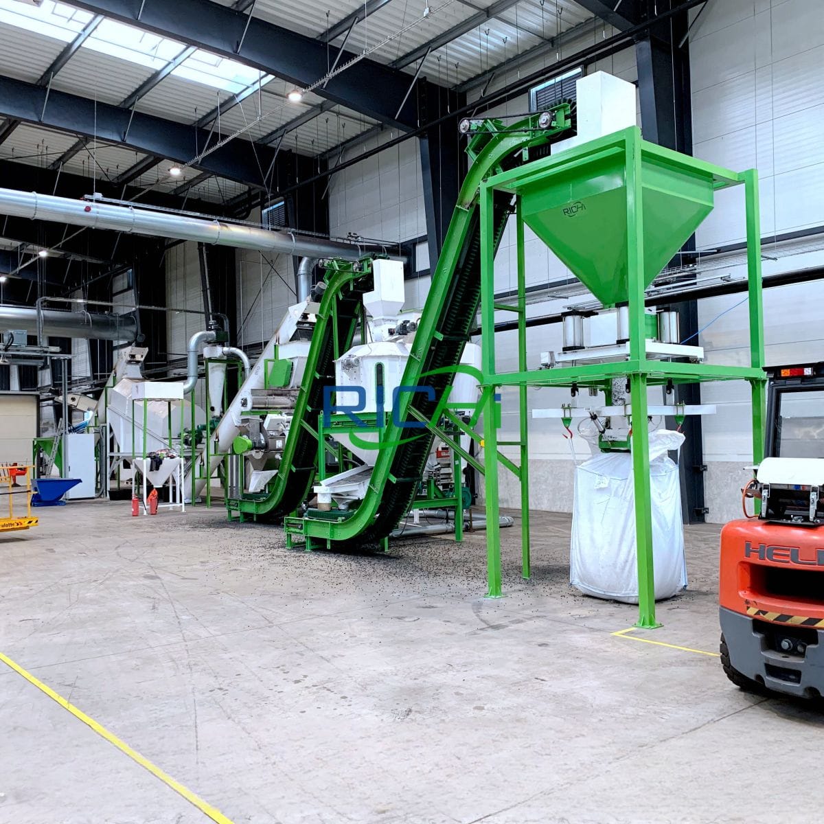 5-6 tons cat litter production line project in australia