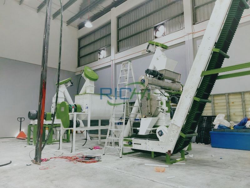 1-2 T/H Tofu cat litter pellet production line in Japan