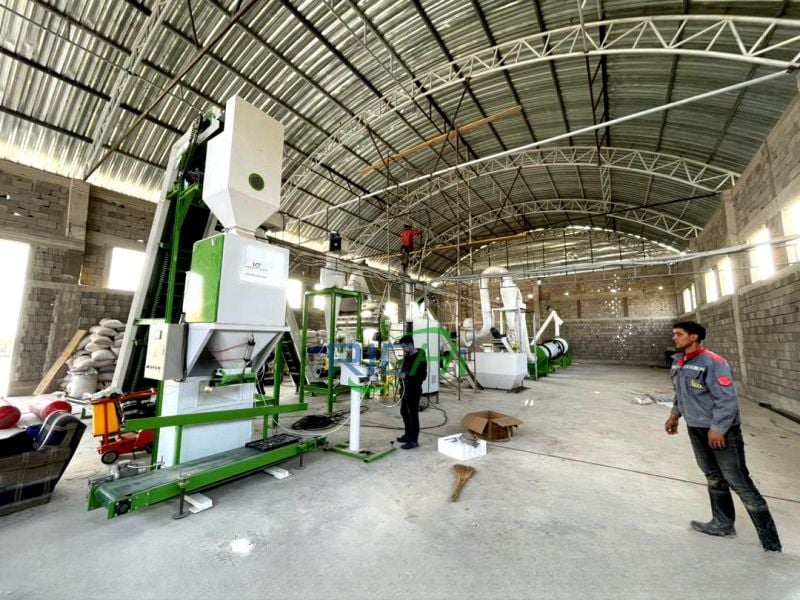 600 kg/h straw pellet plant in Kazakhstan