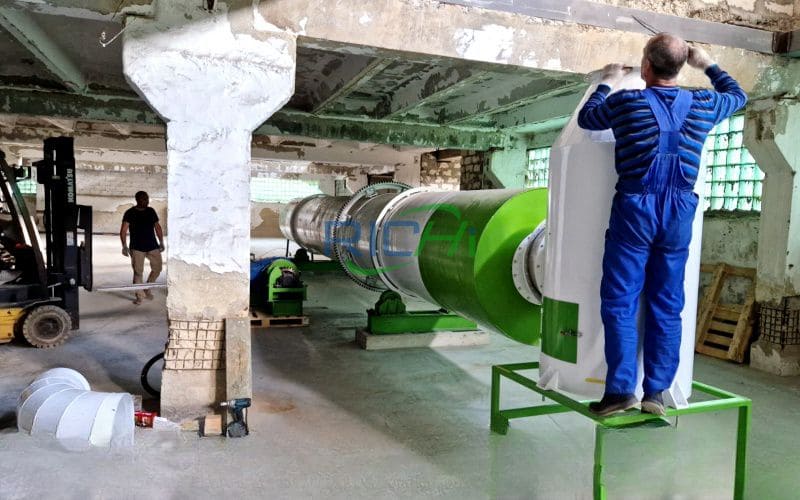 6T/H Sunflower seed meal & grass pellet machine for sale Kyrgyzstan