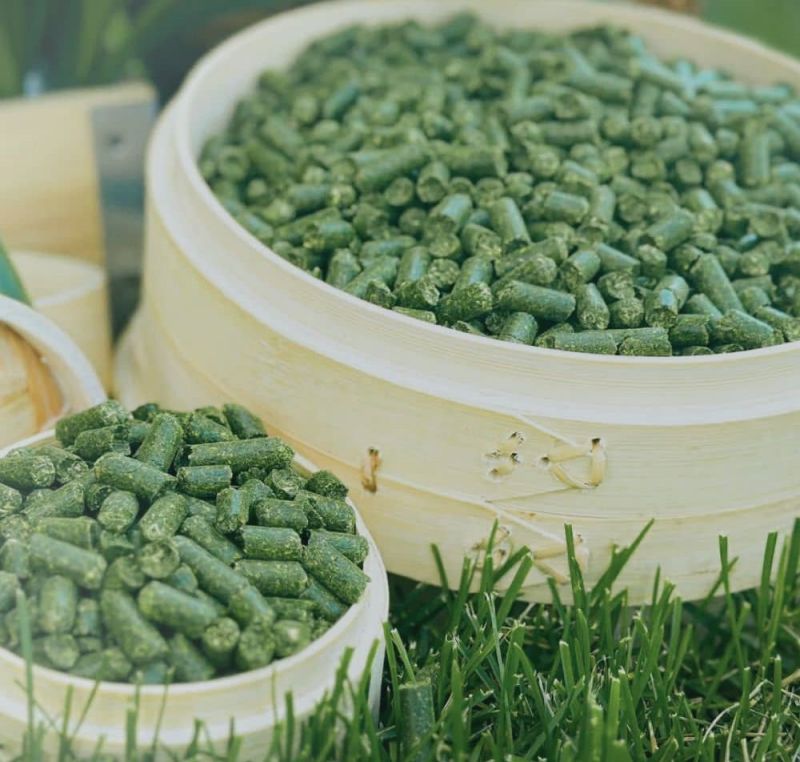pellet made from grass