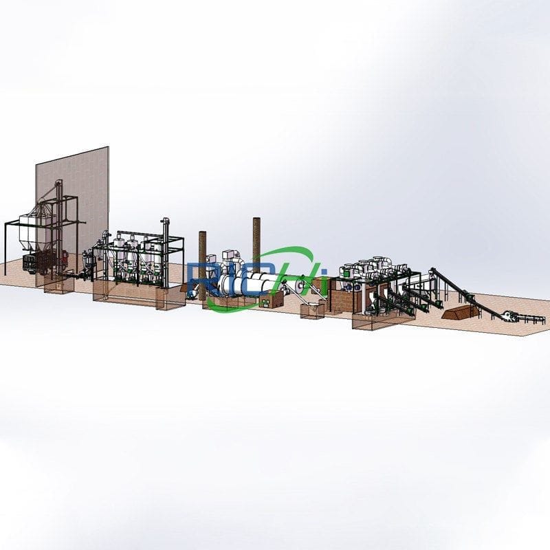 straw pellet plant for biofuel