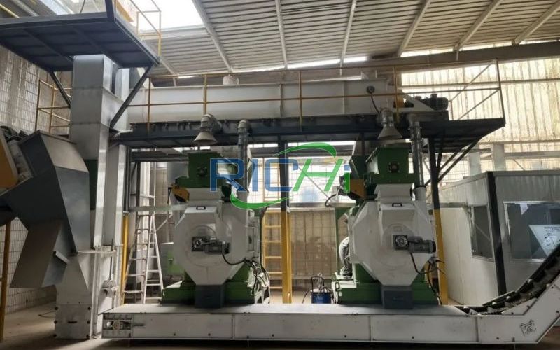 4-5 t/h straw pellet plant in Indonesia