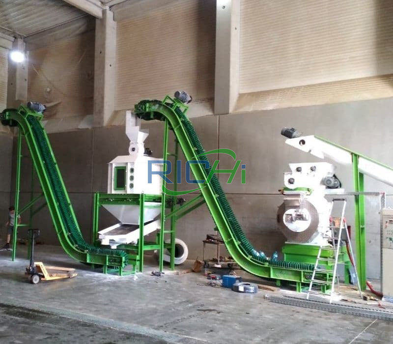 small wood pellets plant in Germany