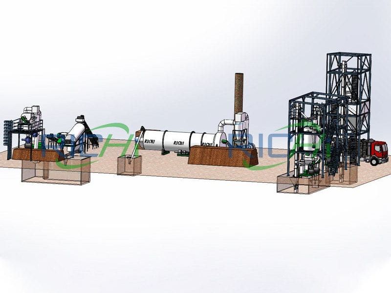 small wood pellets plant solution