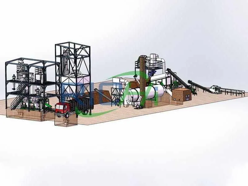 4-5tph wood pellet processing plant solution